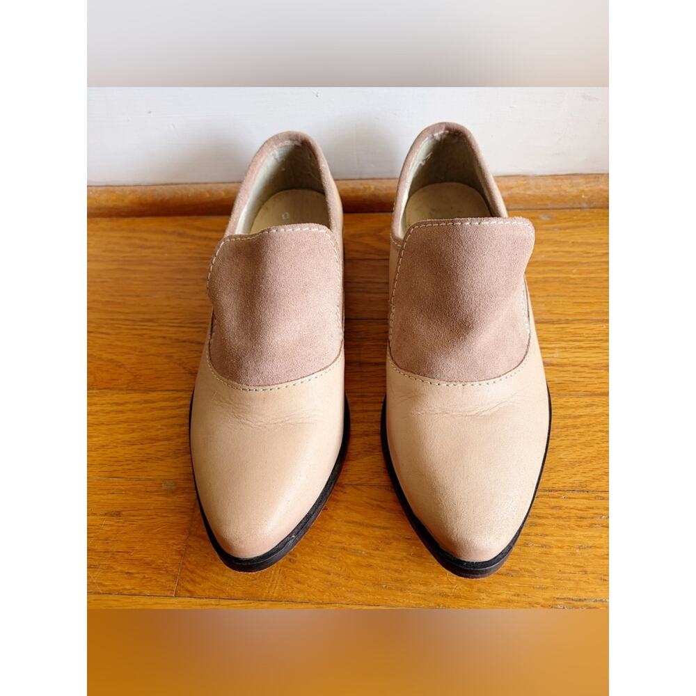 Free People | Brady Loafers Shoes Suede Leather Slip-On Blush Tan 37 / 7 - Picture 4 of 12